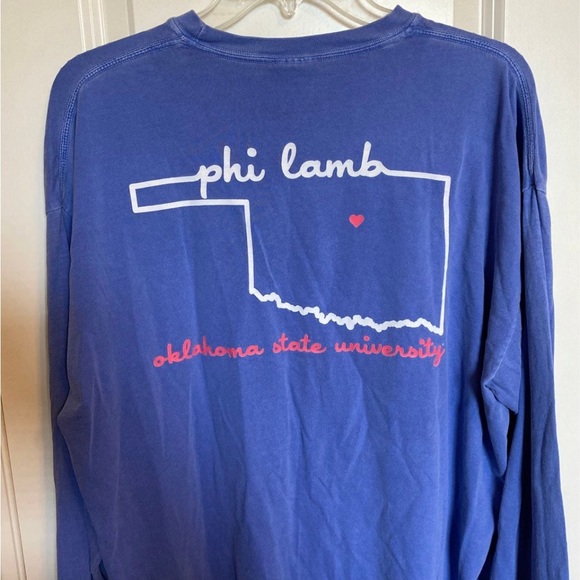 Oklahoma State OSU Phi Lamb Long sleeve tshirt size: XL - Picture 1 of 7